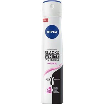 Nivea Deodorant Spray Black and White Invisible 200ml
