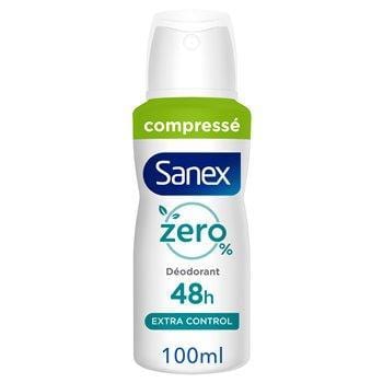 Sanex Deodorant Spray Compressé 0% sans sels d'Aluminium 100ml