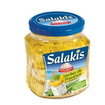 Dés de fromage brebis Salakis Herbes 50%mg bocal - 300g