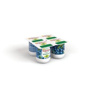 Dessert fruits mixés Sojasun Myrtilles - 4x100g