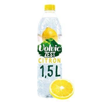 Eau aromatisée Volvic Zest Citron - 1,5L
