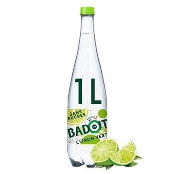 Eau gazeuse Badoit aromatisée Citron vert - 1L