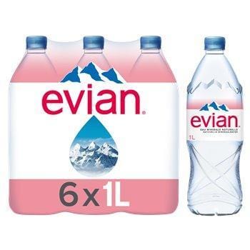Evian Eau Minérale 6x1L