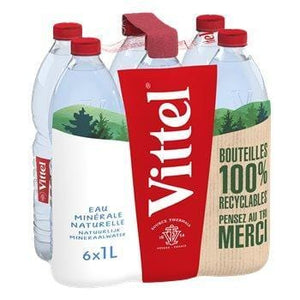 Vittel Natural Mineral Water 6x1L