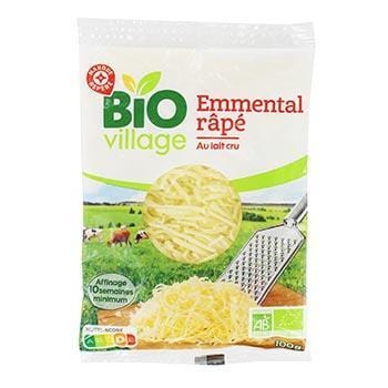Bio Village Emmental râpé 100g