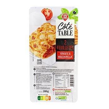 Feuilletés Côté Table Tomate mozzarella - 2x130g