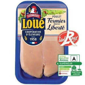 Loué Yellow Farmhouse Chicken Fillet x2 Origin France -240g
