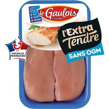 Le Gaulois Filets de Poulet Extra Tendres Sans OGM (x2) 300g