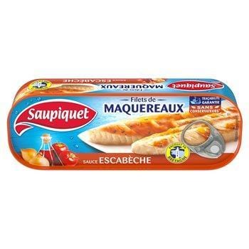 Filets de maquereaux Saupiquet Escabèche - 169g