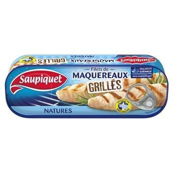 Filets de maquereaux Saupiquet Natures - Grillés - 120g