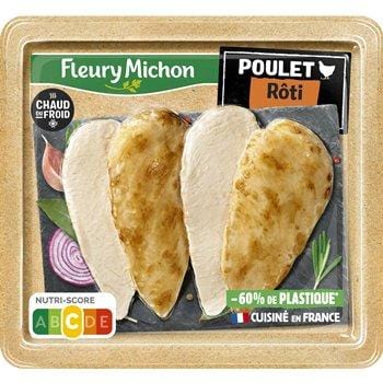 Filets de poulet Fleury Michon Cuisinés rôti - x4 - 150g