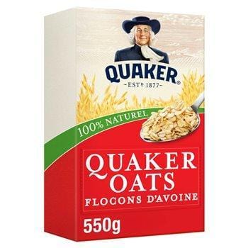 Flocons d'avoine Quaker Oats 550g