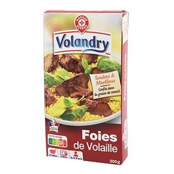 Foies de volaille Volandry confits - 300g