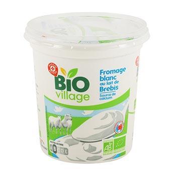 Fromage blanc lait Bio Village Brebis - 400g