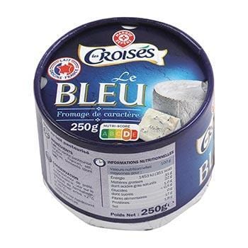 Fromage Bleu Les Croisés Lait pasteurisé 31% mg - 250g