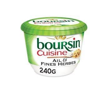 Fromage Boursin Cuisine Aïl et fines herbes - 240g