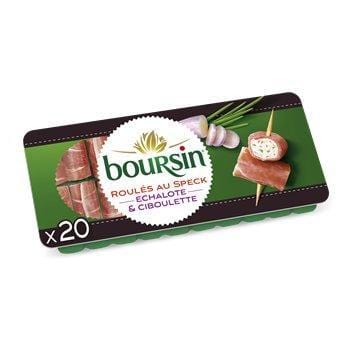 Fromage Boursin Les roulés échalote & ciboulette - 100g