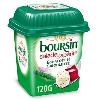 Fromage Boursin Salade Echalote ciboulette - 120g
