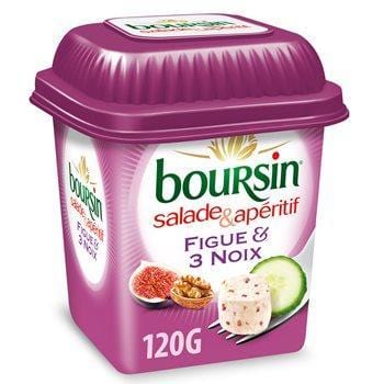 Fromage Boursin Salade Figue et 3 noix - 120g