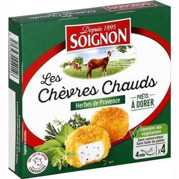 Fromage chèvre chaud Soignon Aux herbes - 21% MG - 4x25g