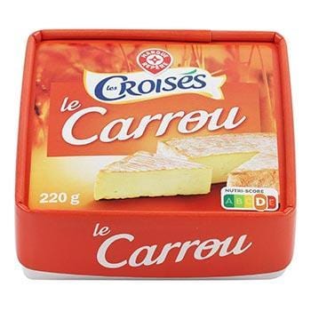 Fromage : Le carrou Les croisés Authentique - 27% mg - 220g