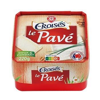 Fromage Le Pavé Les Croisés Lait pasteurisé 22% MG - 220g