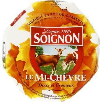 Fromage mi-chèvre Soignon 180g