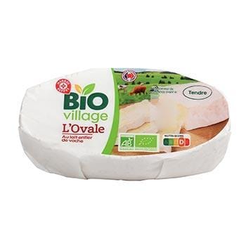 Fromage Ovale Bio Village 25%mg - 180g
