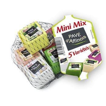 Fromage Pavé d'Affinois Mini Mix 5 variétés - 130g