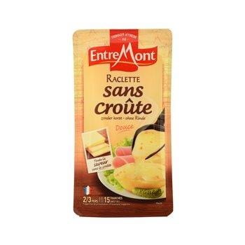Fromage raclette Entremont  Sans croûte - 350g