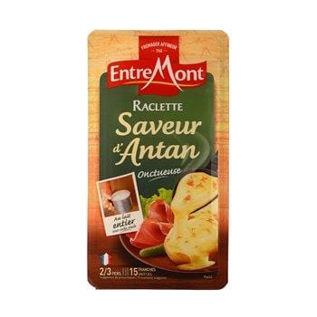 Fromage raclette Entremont Saveur d'Antan 350g