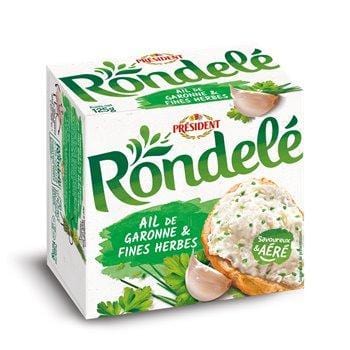 Fromage Rondelé  Ail et fines herbes 33%mg 125g