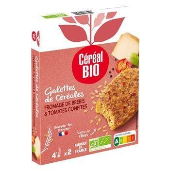 Galette céréale Céréal Bio Brebis et tomate bio - 200g