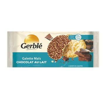 Galette de maïs Gerblé  Chocolat au lait - 124g