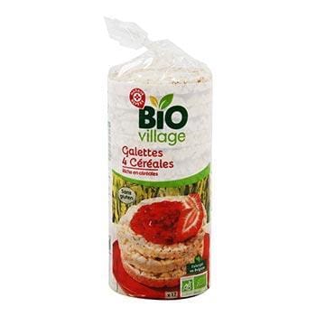 Galettes Bio Village 4 céréales x17 130g