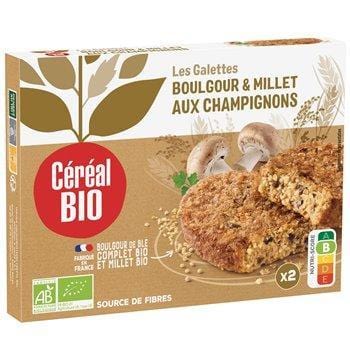 Galettes Céréal bio Millet champignons 200g