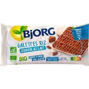 Galettes de riz Bio Bjorg Chocolat au lait - 90g