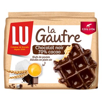 Lu La Gaufre Chocolat Noir 260g