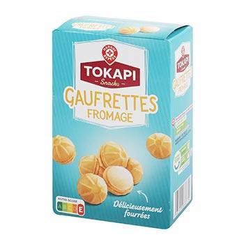 Gaufrettes fourrées Tokapi Fromage - 75g