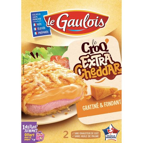 Le Gaulois Croq Extra Cheddar Fondant (x2) 200g