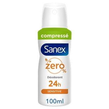 Sanex Deodorant Spray Compressé 0% Alcool Sensitive 100ml