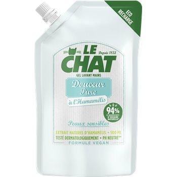 Gel lavant mains Le Chat Recharge douceur pure - 500ml