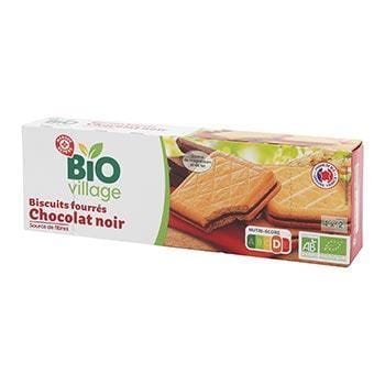 Biscuits fourrés au chocolat noir crunchy BIO, Bjorg (150 g)