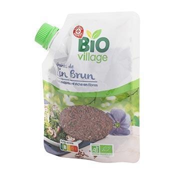 Graines de lin brun Bio Village 200g