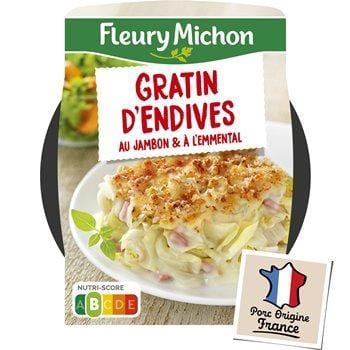 Gratin Fleury Michon Endives au jambon - 280g