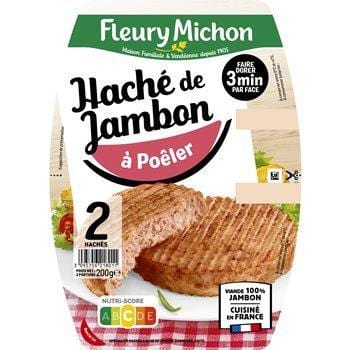 Haché de jambon Fleury Michon - 2x100g