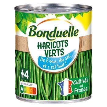 Haricots verts Bonduelle Extra-fins rangés - 440g