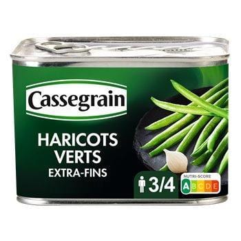 Haricots verts Cassegrain Extra fins - 390g