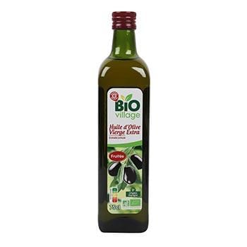 Huile d'olive Bio Village Vierge extra fruité - 75 cl