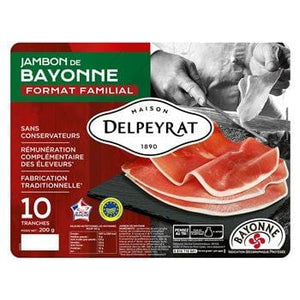 Delpeyrat Bayonne Ham Slices (x10) 200g
